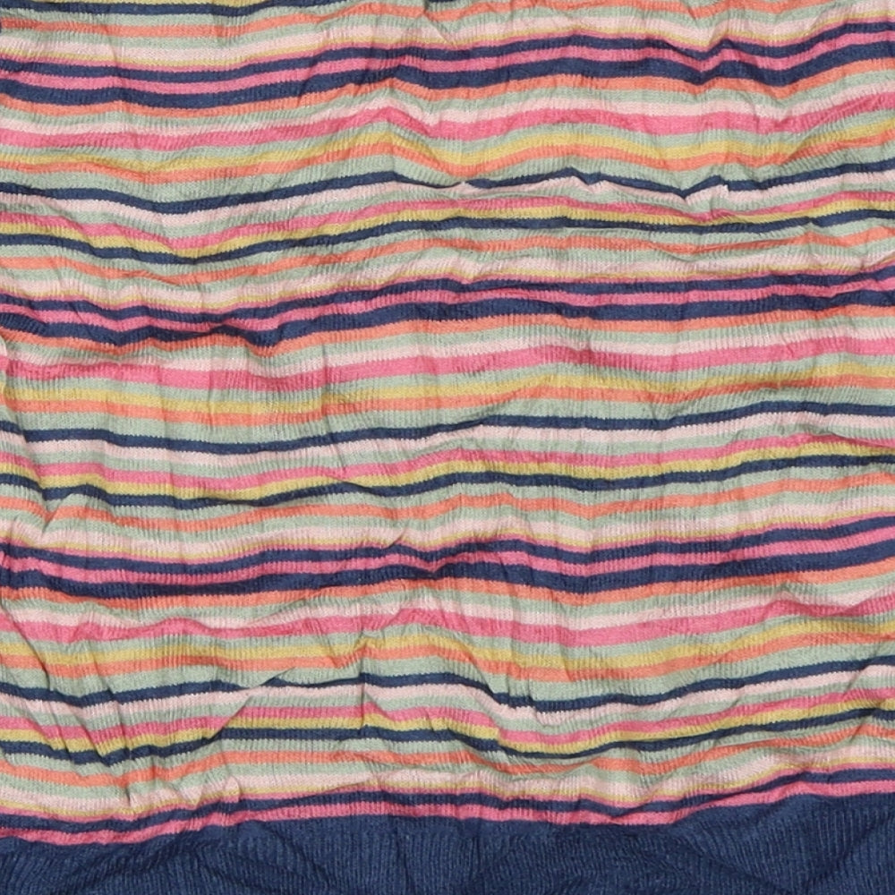 Red Herring Womens Blue Striped Knit Cardigan Jumper Size 14