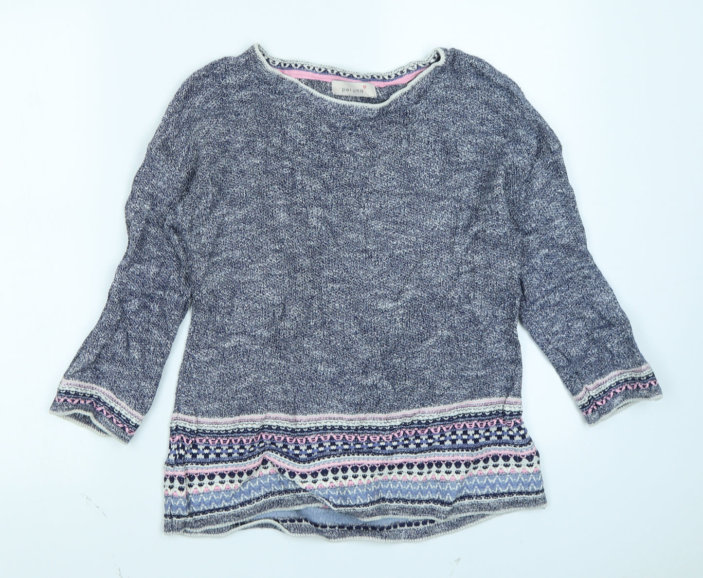Per Una Womens Blue   Pullover Jumper Size 12