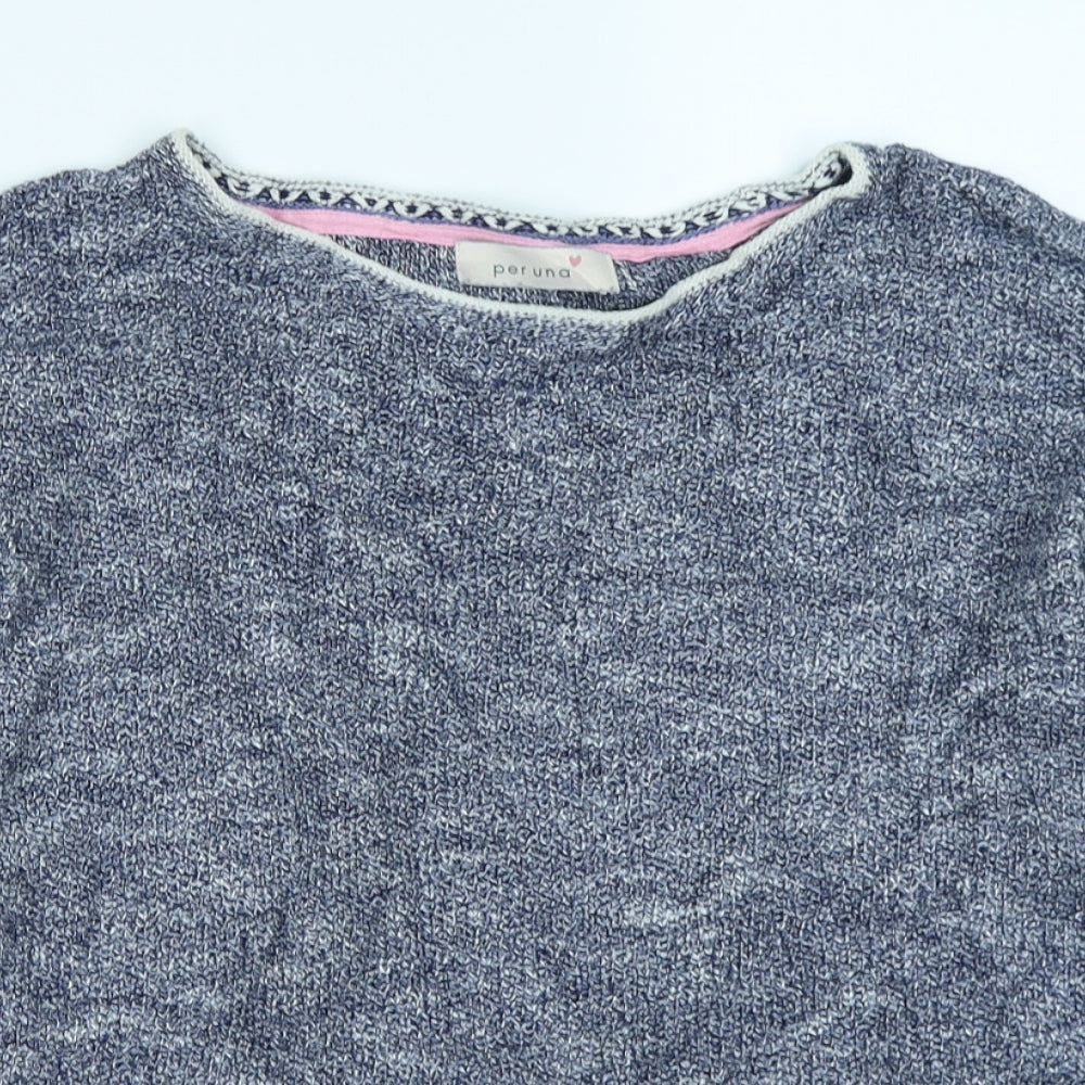 Per Una Womens Blue   Pullover Jumper Size 12