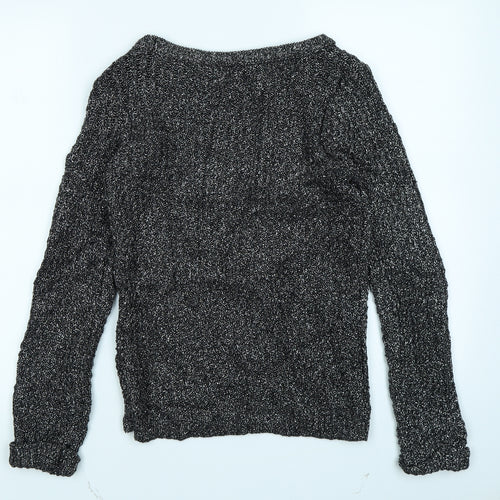 George Womens Silver   Pullover Jumper Size 10