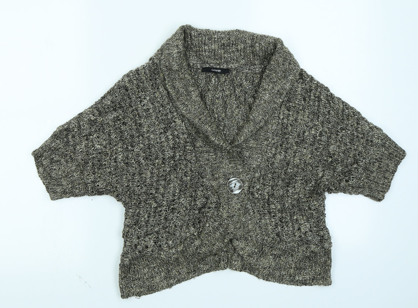 George Womens Brown   Cardigan Jumper Size L