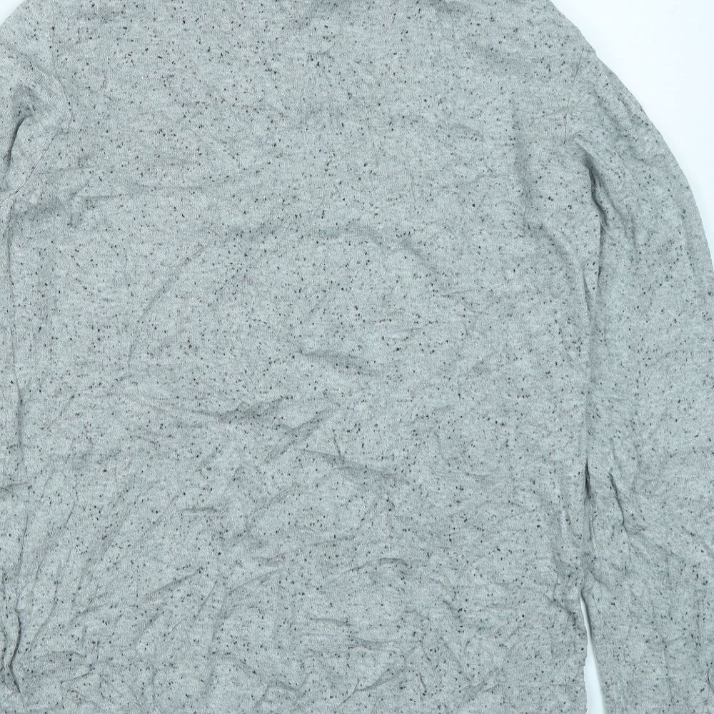 Topman Mens Grey  Knit  T-Shirt Size S