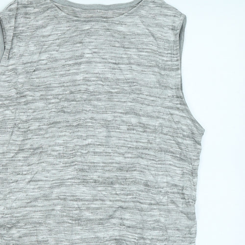 Boohoo Womens Grey   Basic Tank Size 12