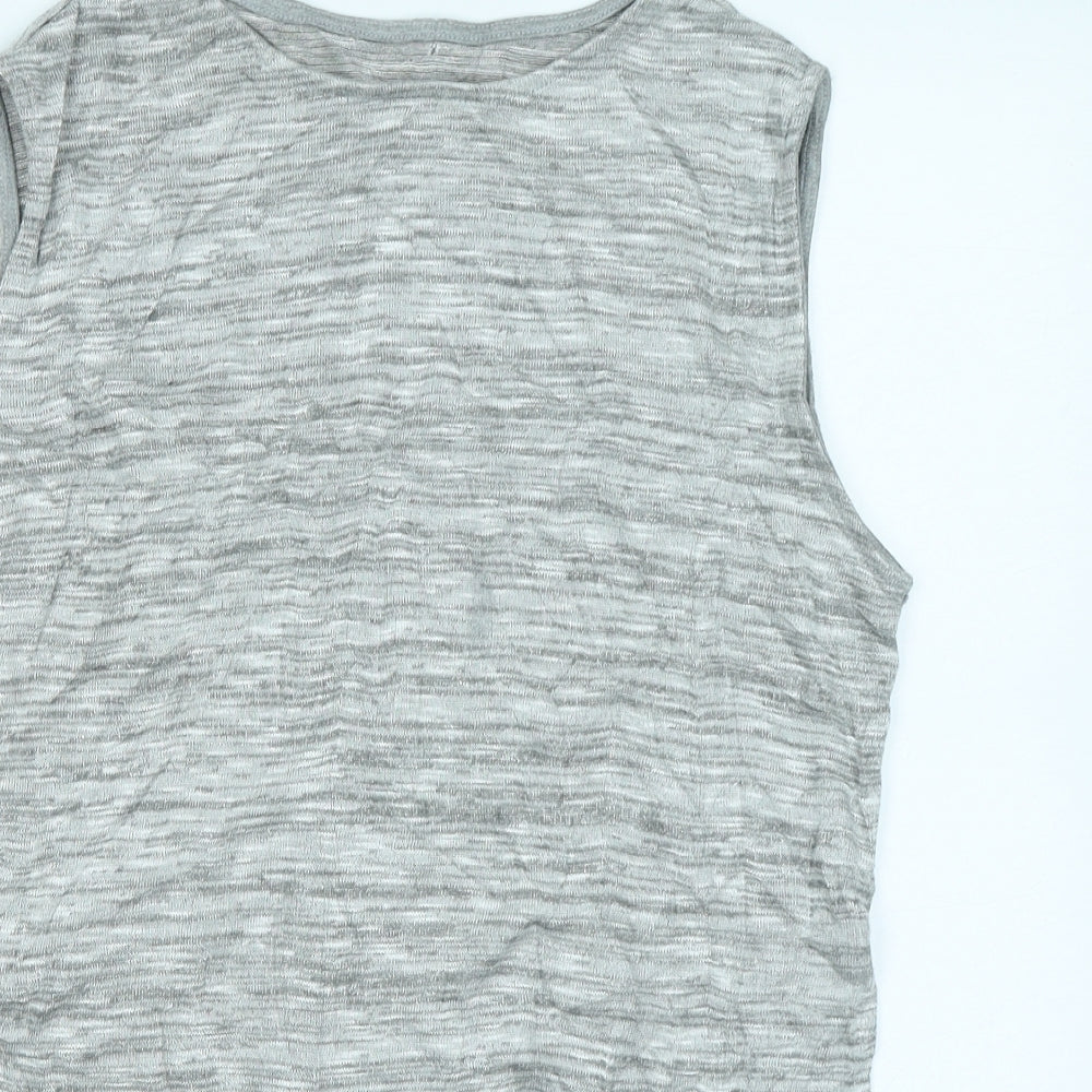 Boohoo Womens Grey   Basic Tank Size 12