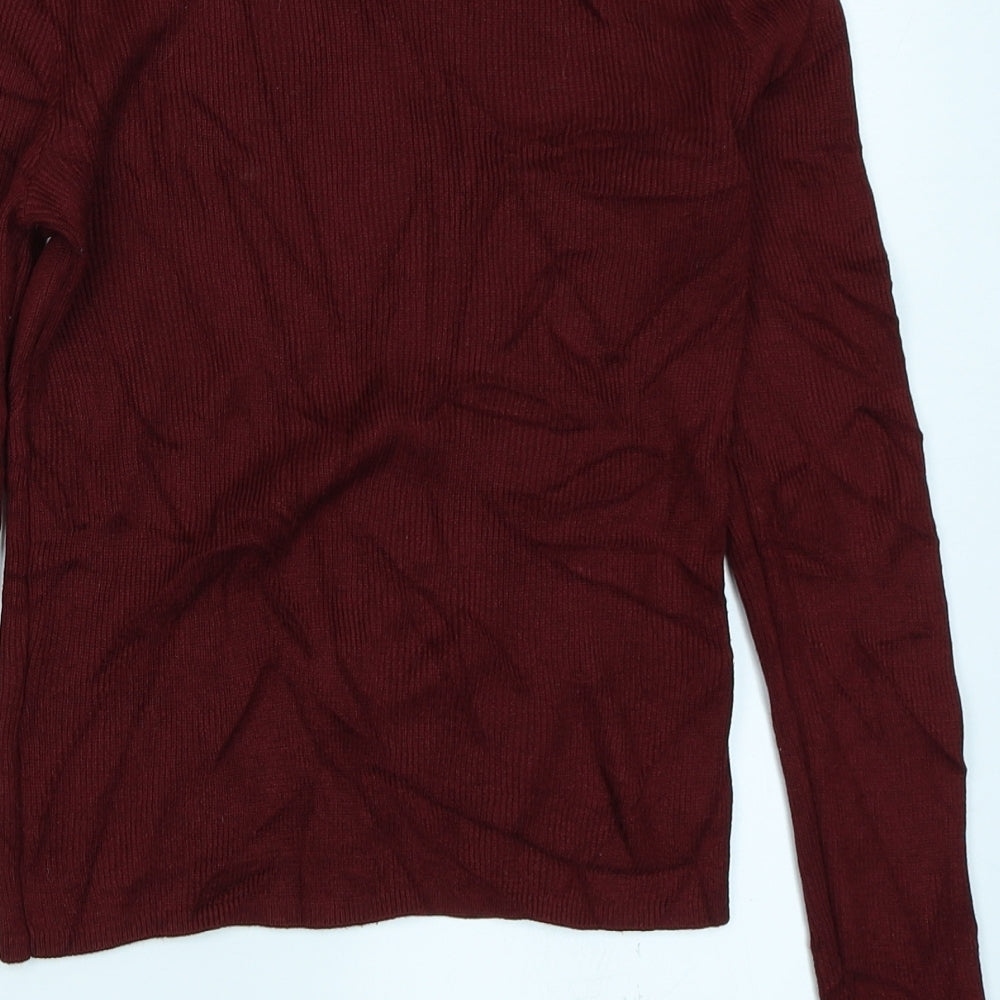 Divided Womens Red   Basic T-Shirt Size S