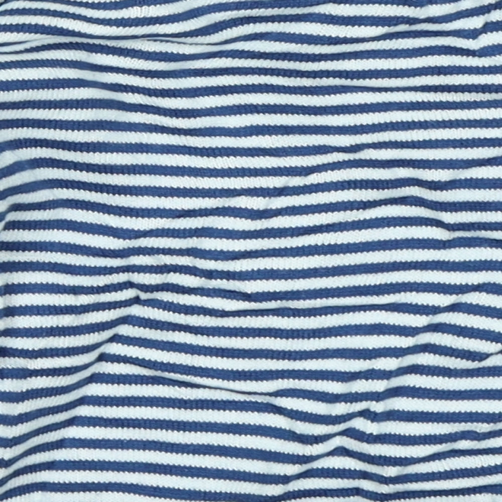 Kite Baby Blue Striped Knit Pullover Jumper Size 12-18 Months