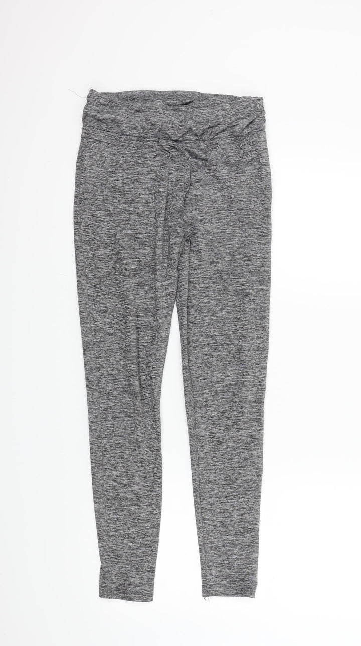 Preworn Womens Grey Colourblock  Jogger Leggings Size M L27 in