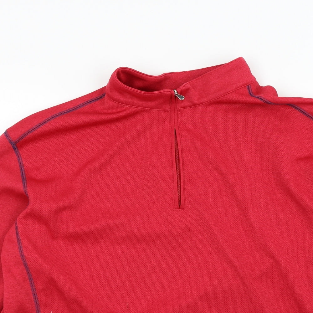 Pebble Beach Mens Red   Pullover Jumper Size L
