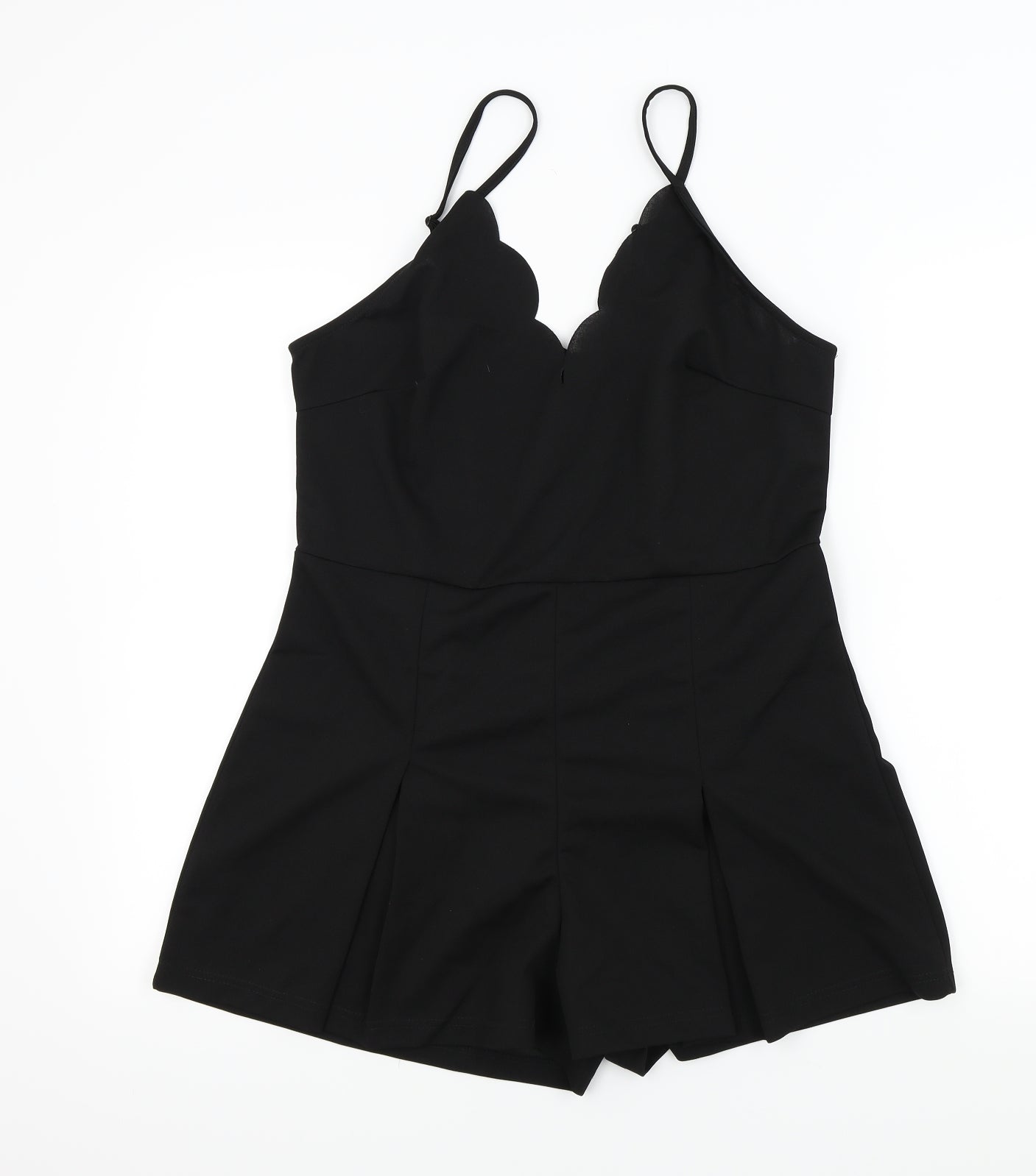 SheIn Womens Black Colourblock  Skirt/ Skort Set One-Piece Size L