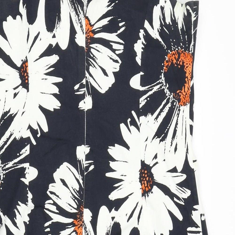 Roman Womens Multicoloured Floral  A-Line  Size 14  - beaded detail