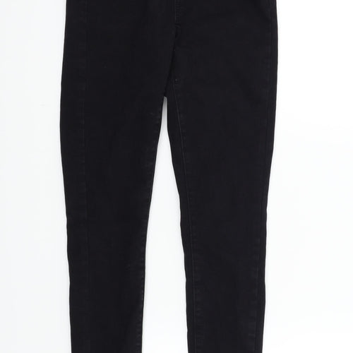 Denim & Co. Womens Black   Skinny Jeans Size 10 L27 in