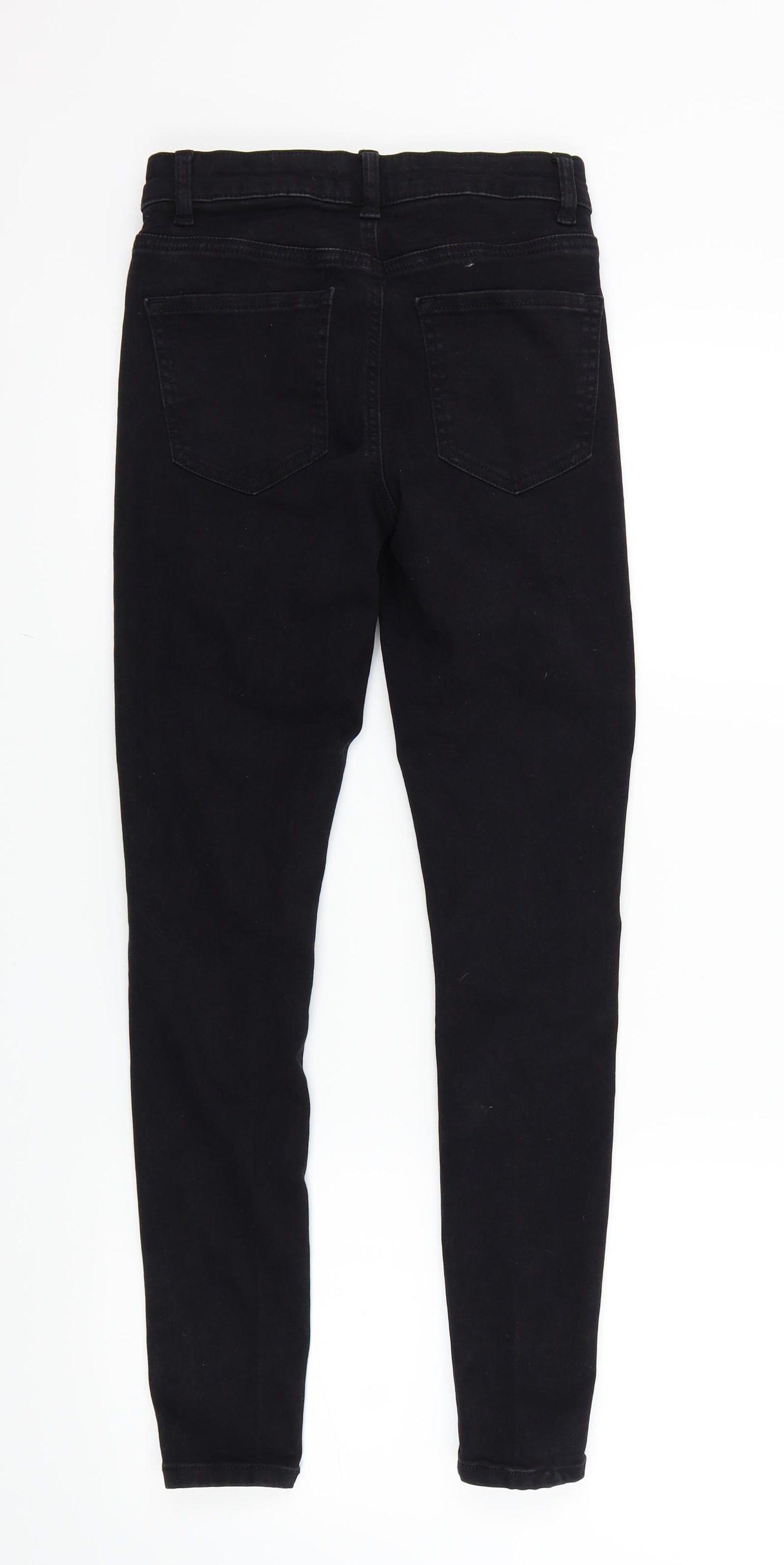 Denim & Co. Womens Black   Skinny Jeans Size 10 L27 in