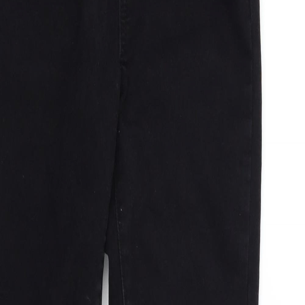 Denim & Co. Womens Black   Skinny Jeans Size 10 L27 in