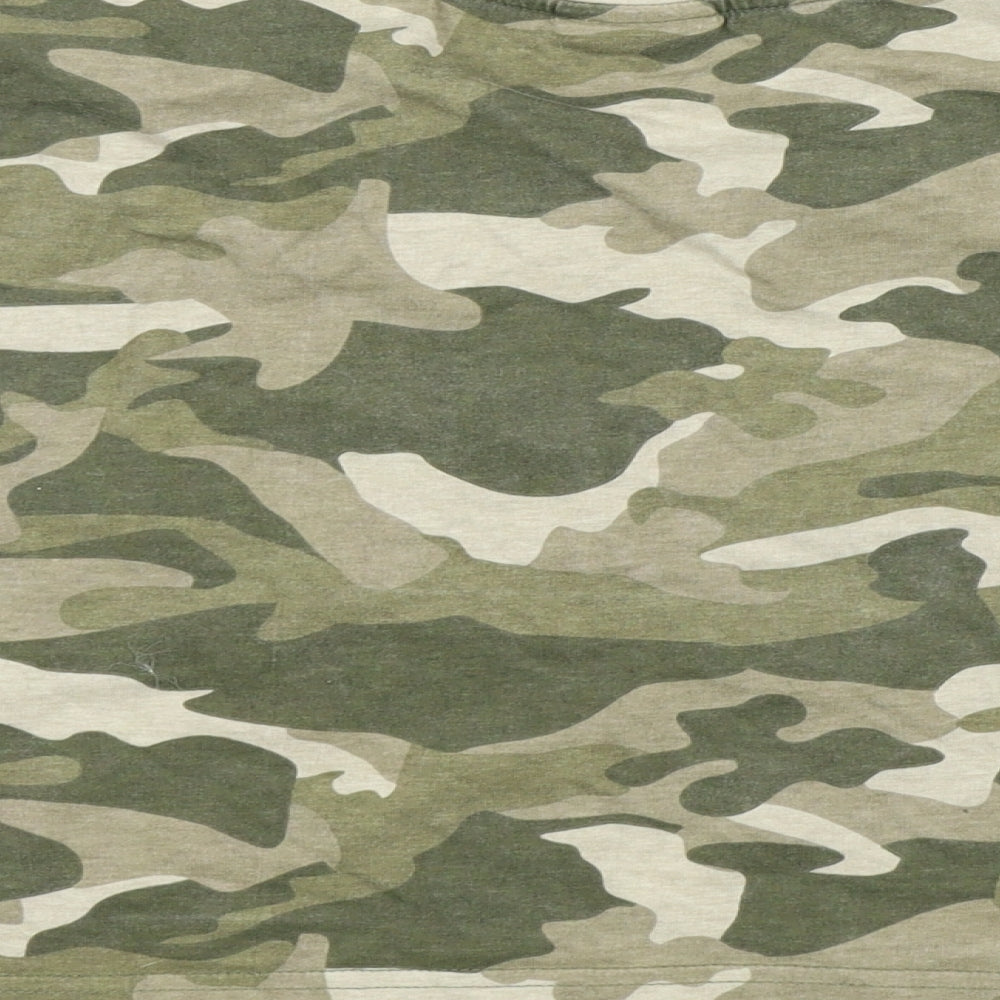 ellesse Womens Green Camouflage  Basic T-Shirt Size M  - Ellesse