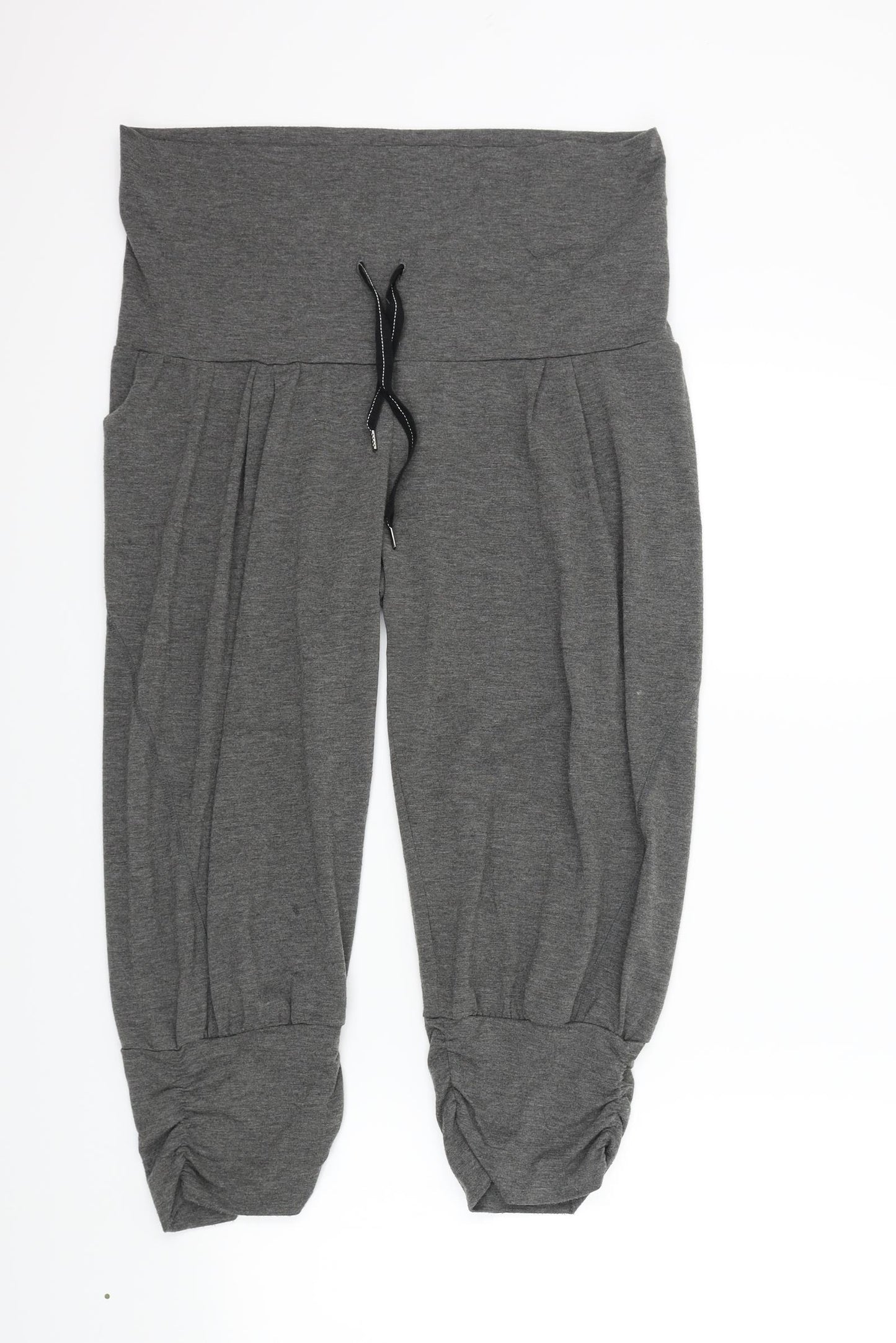 Crivit Womens Grey   Trousers  Size M L20 in - Elastic ankles