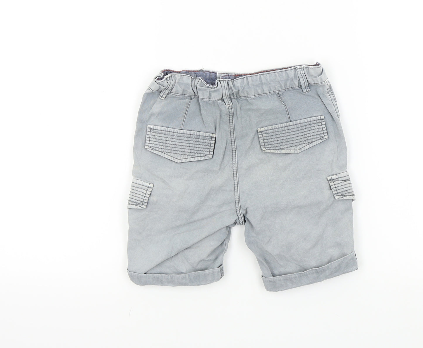 TU Boys Grey Colourblock  Bermuda Shorts Size 5 Years