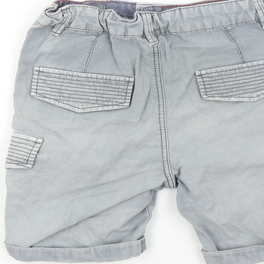 TU Boys Grey Colourblock  Bermuda Shorts Size 5 Years