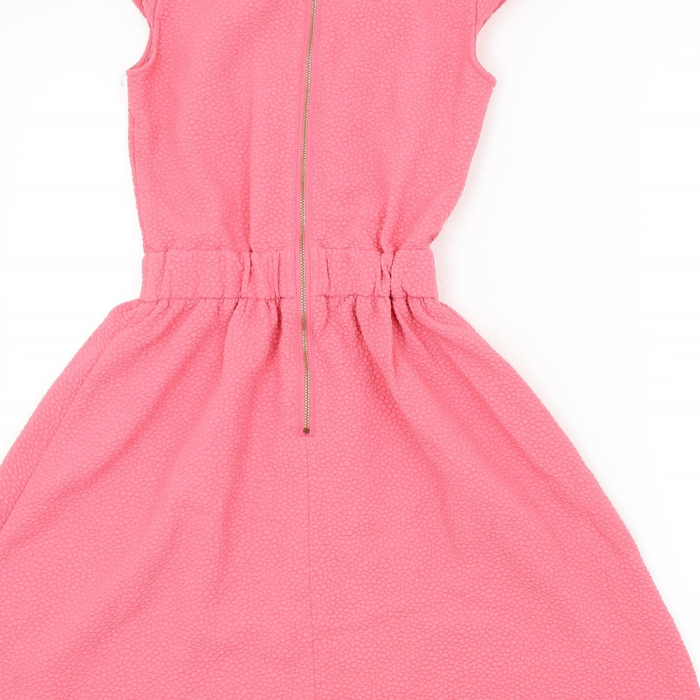 H&M Womens Pink   Fit & Flare  Size S