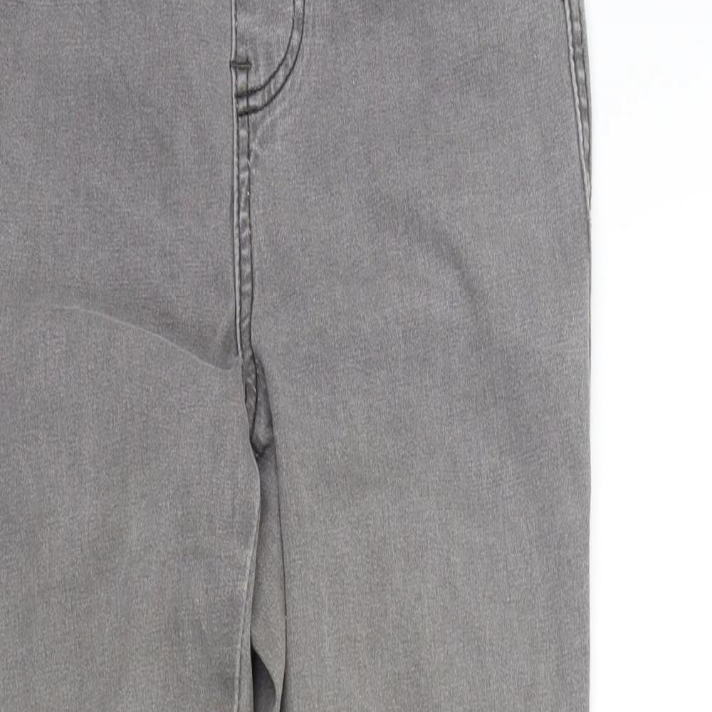 petite Womens Grey   Straight Jeans Size 8 L27 in