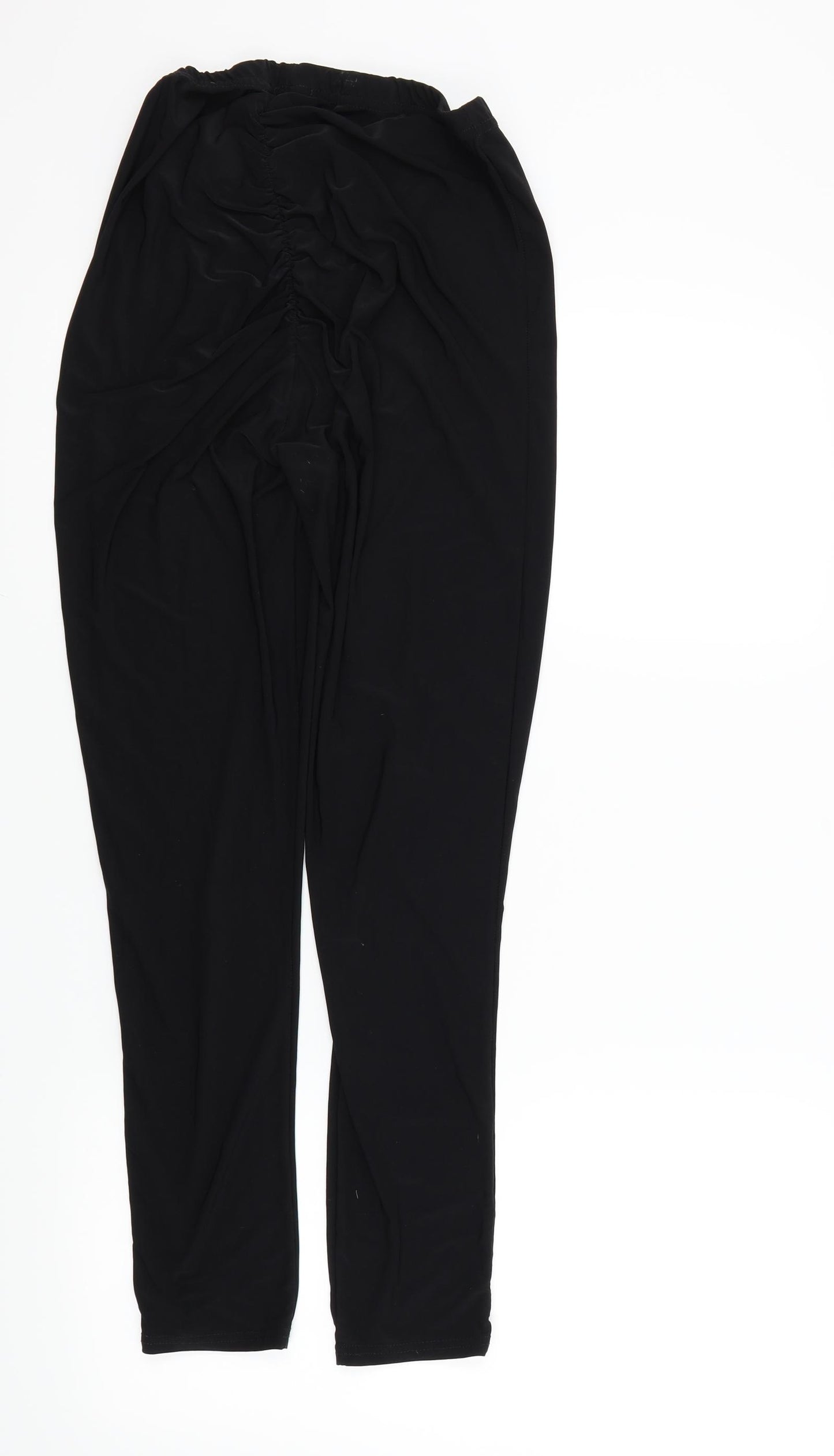 Boohoo Womens Black Colourblock  Jegging Leggings Size 14 L27 in