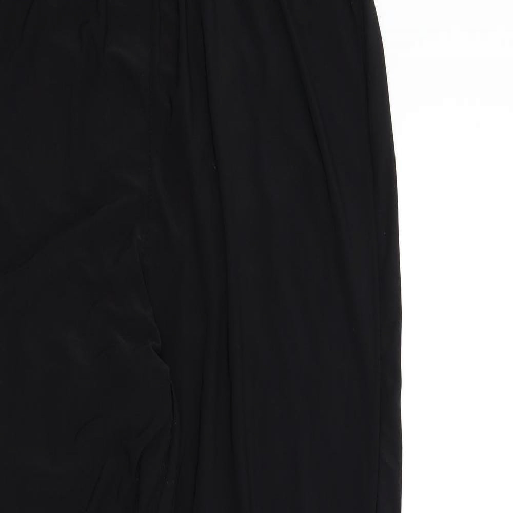 Boohoo Womens Black Colourblock  Jegging Leggings Size 14 L27 in