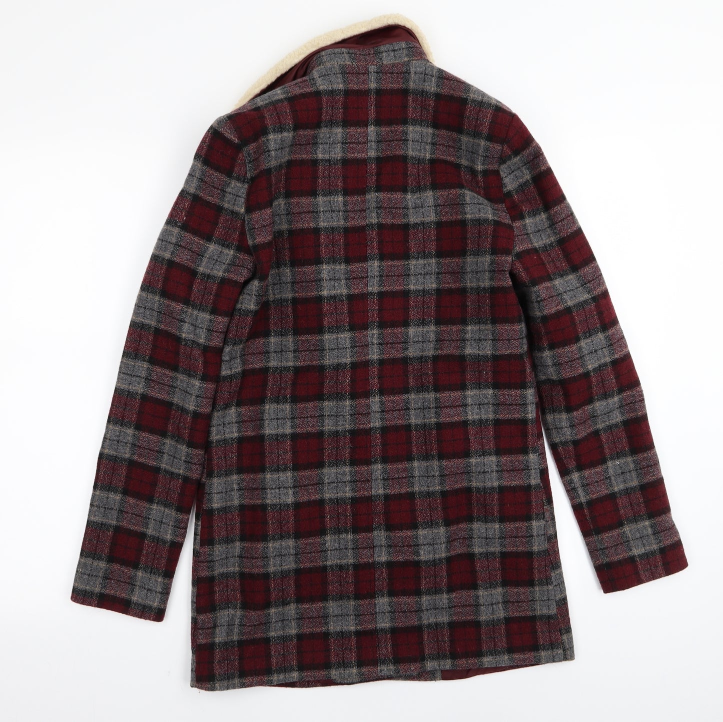 Miss Selfridge Womens Multicoloured Check  Jacket Coat Size 6