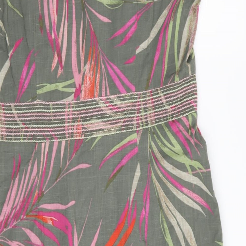 Maine Womens Multicoloured Floral  A-Line  Size 16