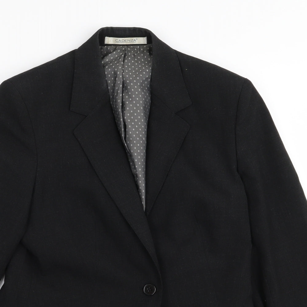 Cadenza Womens Black   Jacket Blazer Size 10