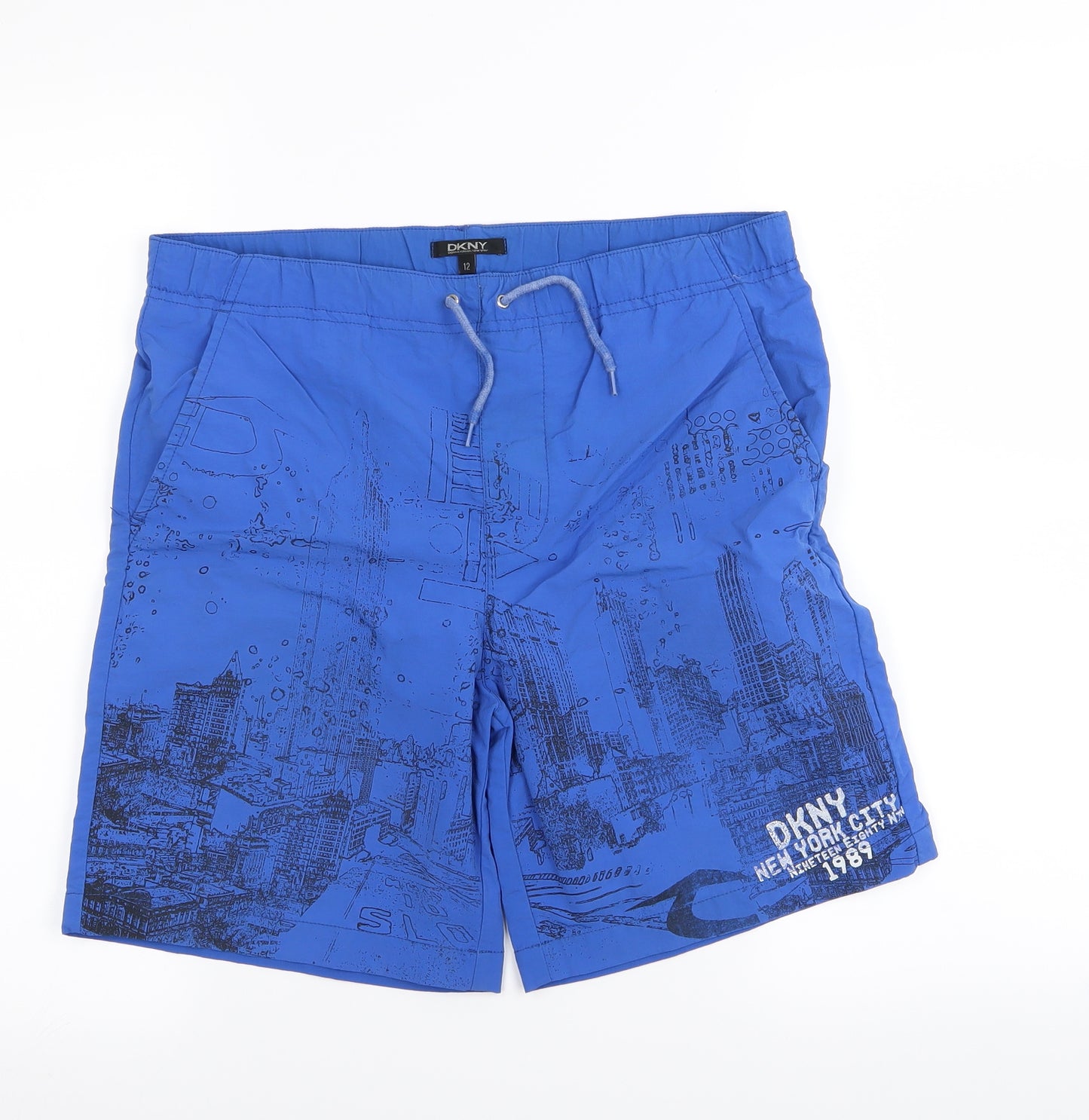 DKNY Boys Blue   Cargo Shorts Size 12 Years - Swim shorts