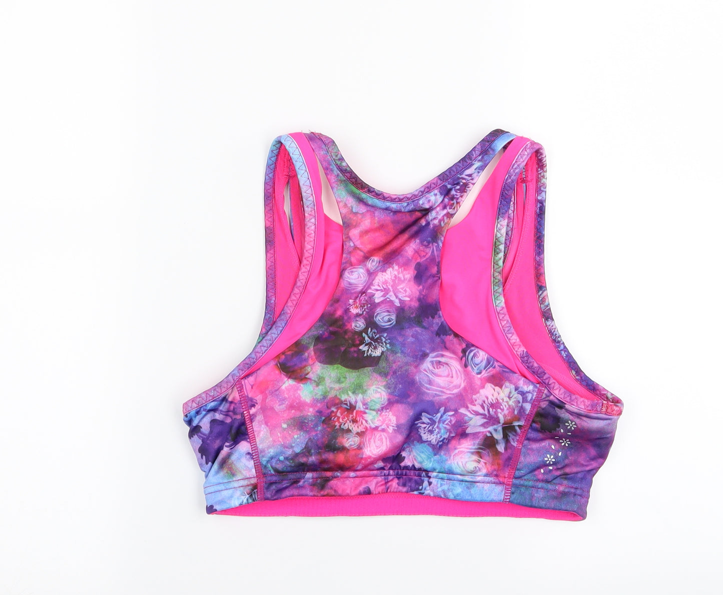 USA Pro Womens Multicoloured Floral  Camisole Tank Size 12  - Sports bra