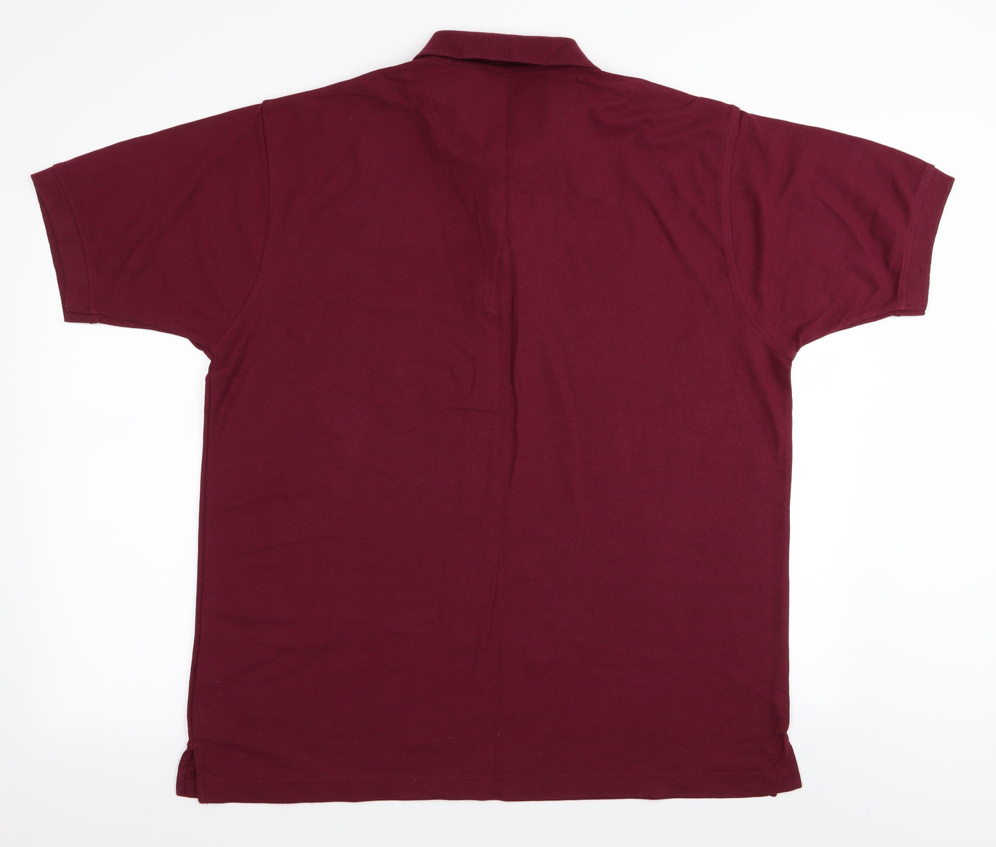 UltraClub Mens Red    Polo Size L