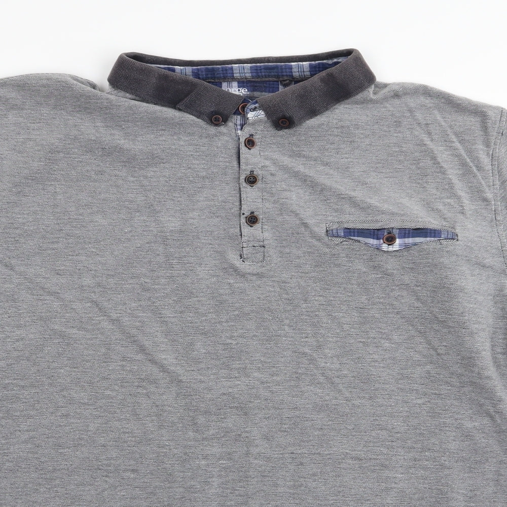 Asda George Mens Grey    Polo Size 2XL