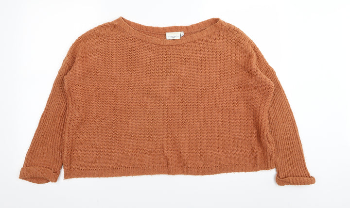 New Look Womens Brown Pullover Jumper Size 10