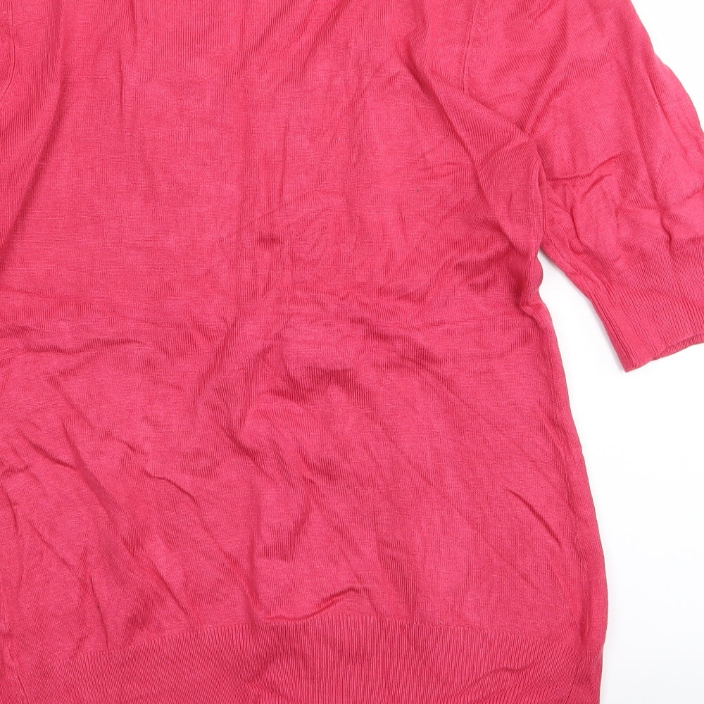 NEXT Womens Pink   Basic T-Shirt Size 10  - top/cardigan