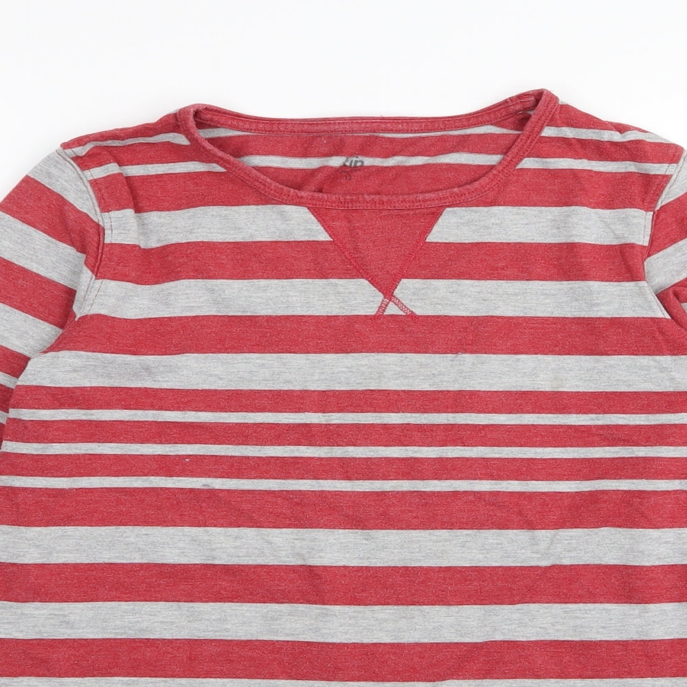 KINN Boys Multicoloured Striped  Basic T-Shirt Size 10-11 Years