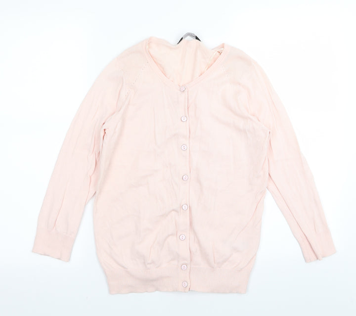 Dorothy Perkins Womens Pink   Cardigan Jumper Size 10