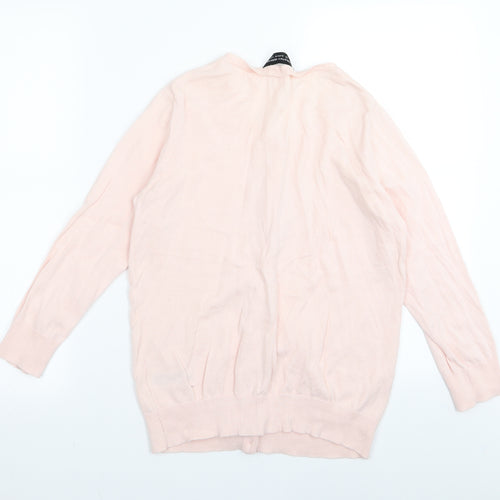 Dorothy Perkins Womens Pink   Cardigan Jumper Size 10