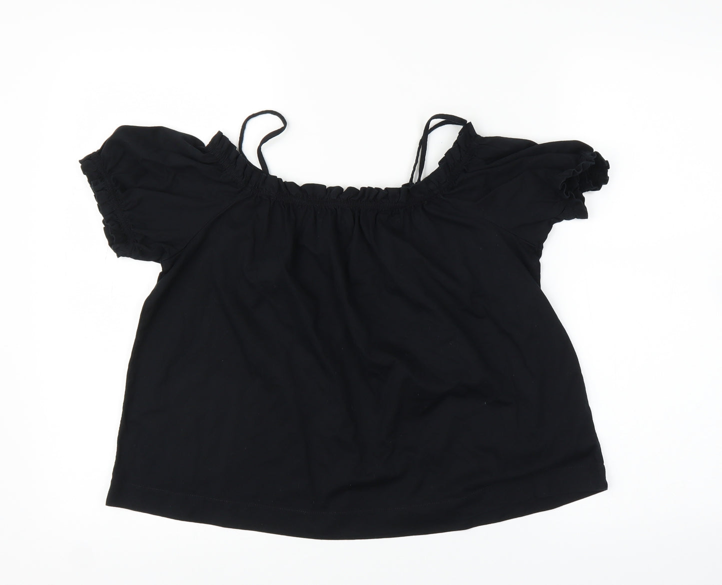 H&M Womens Black   Camisole Blouse Size M