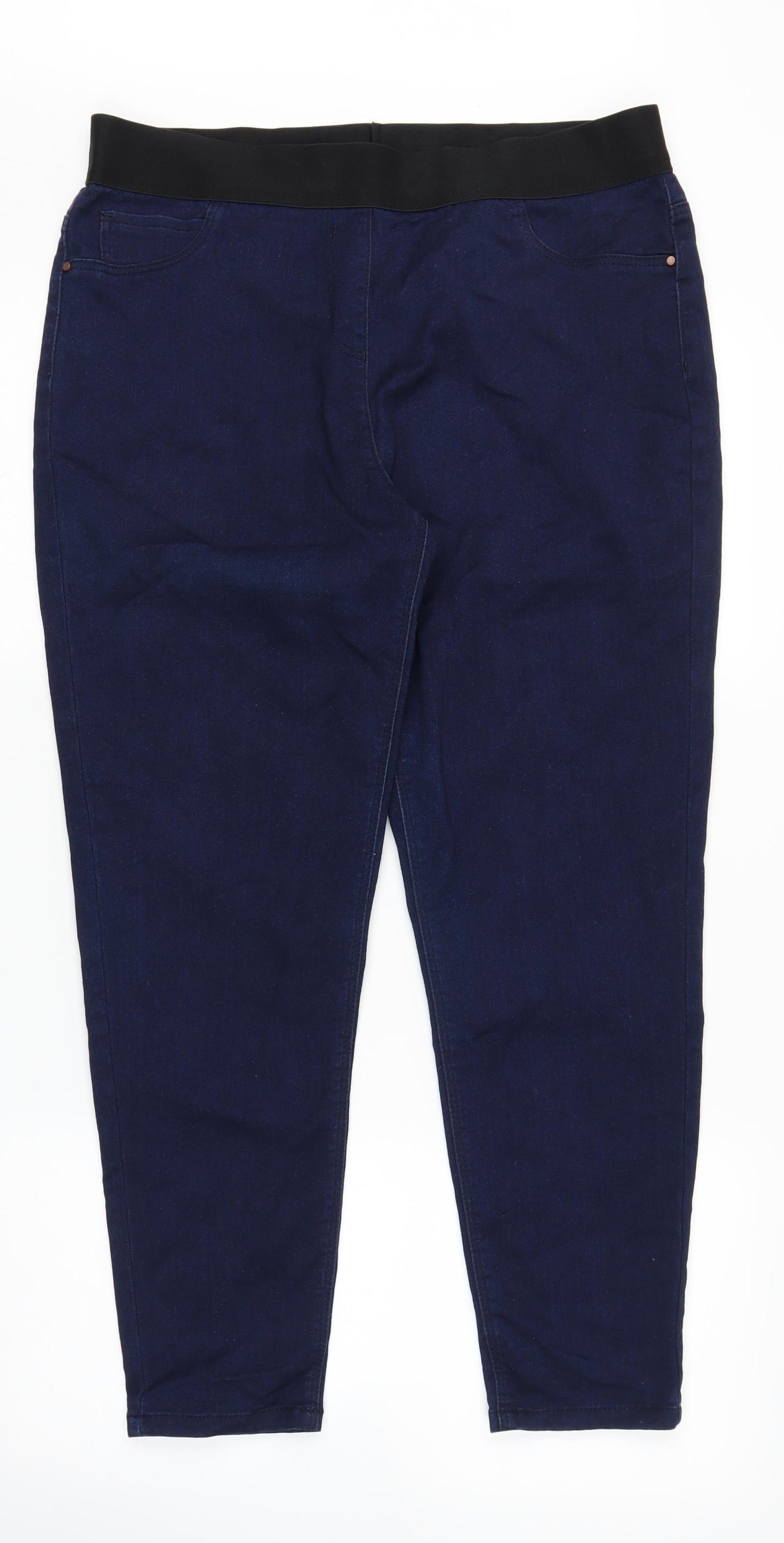 Curious George Womens Blue  Denim Jegging Jeans Size 16 L25 in