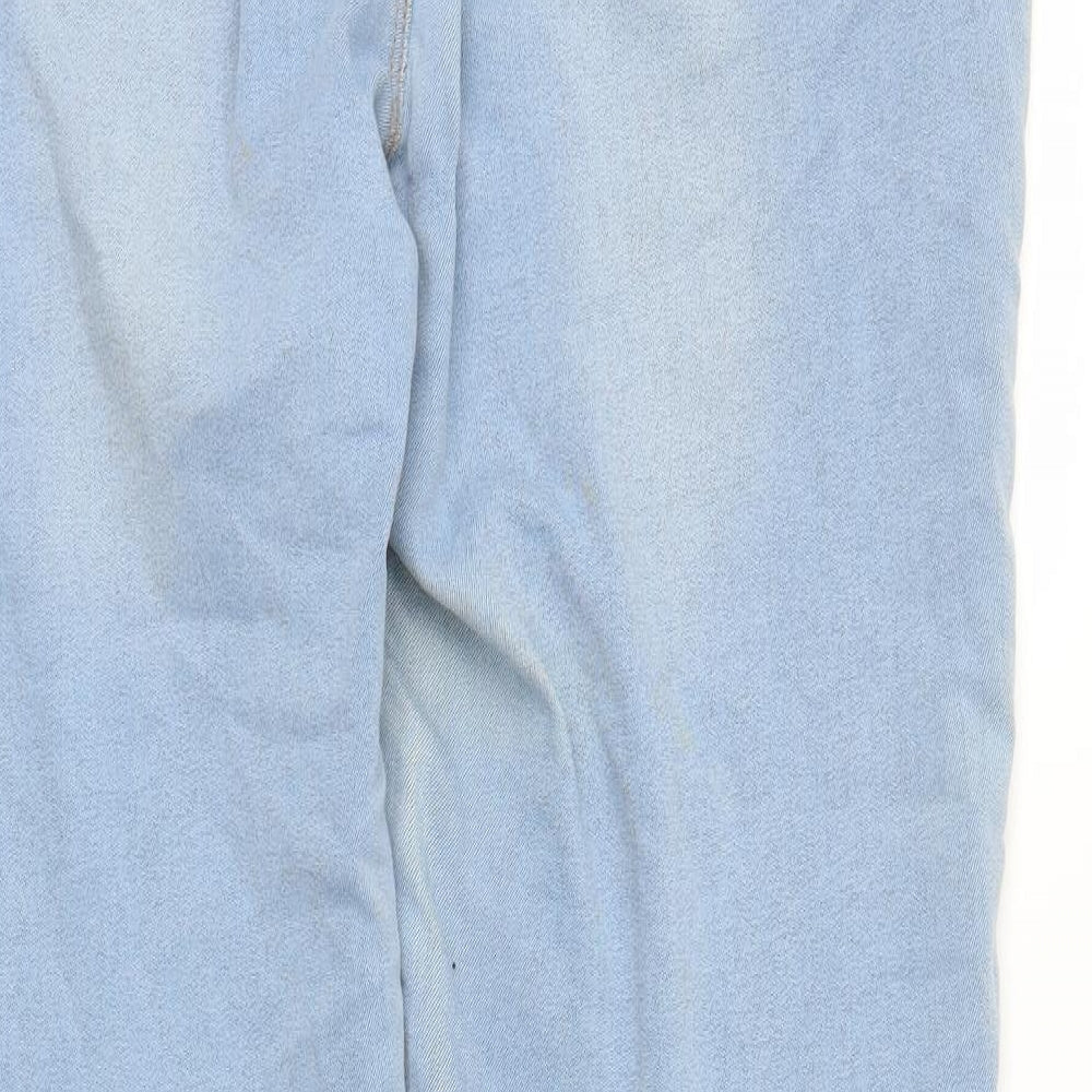 Peacocks Womens Blue  Denim Jegging Jeans Size 16 L25 in