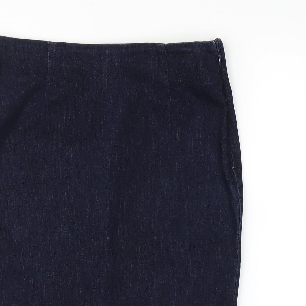 NEXT Womens Blue  Denim Straight & Pencil Skirt Size 12