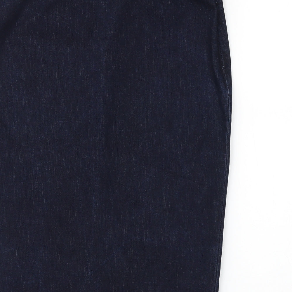 NEXT Womens Blue  Denim Straight & Pencil Skirt Size 12