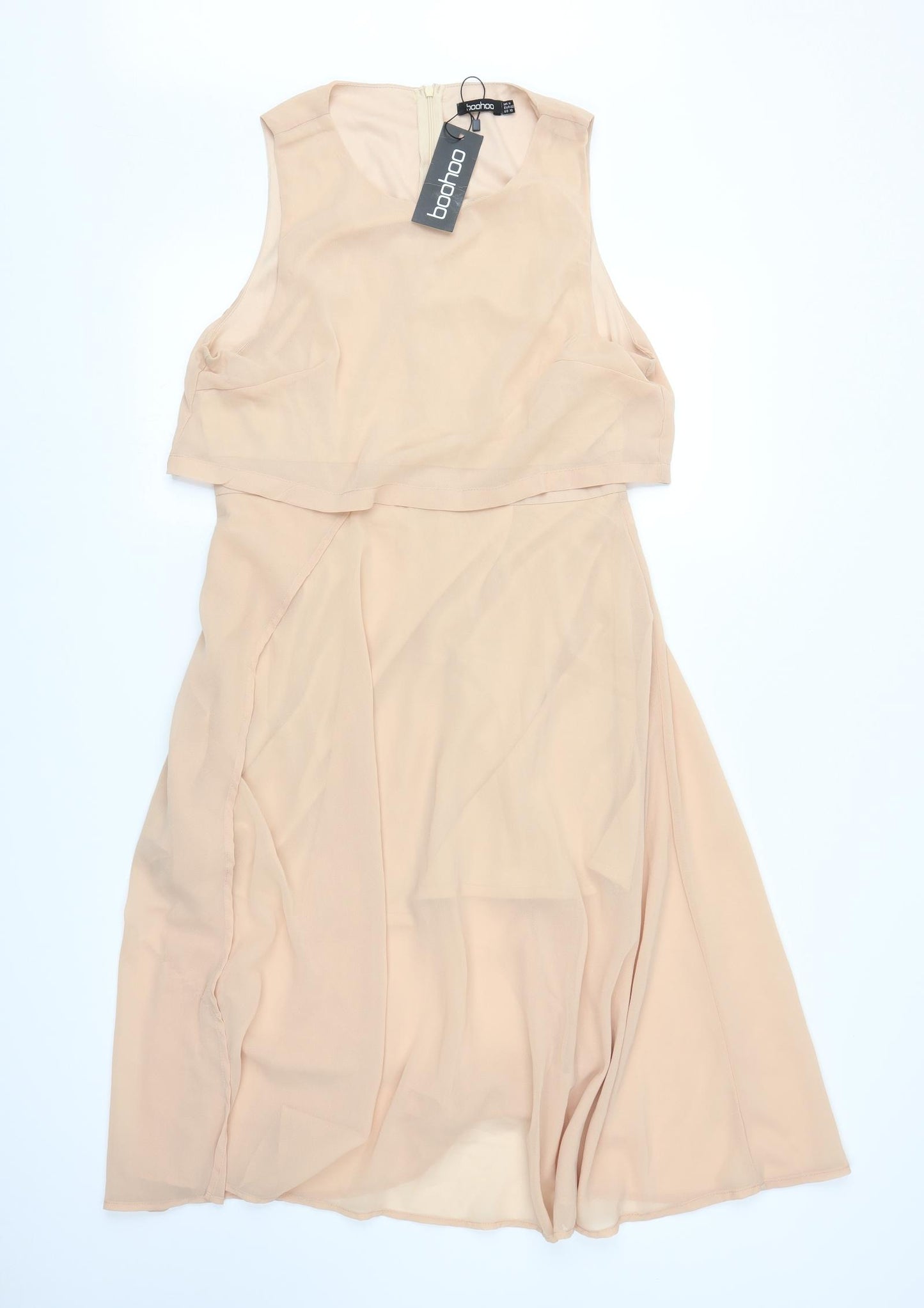 Boohoo Womens Pink   A-Line  Size 14
