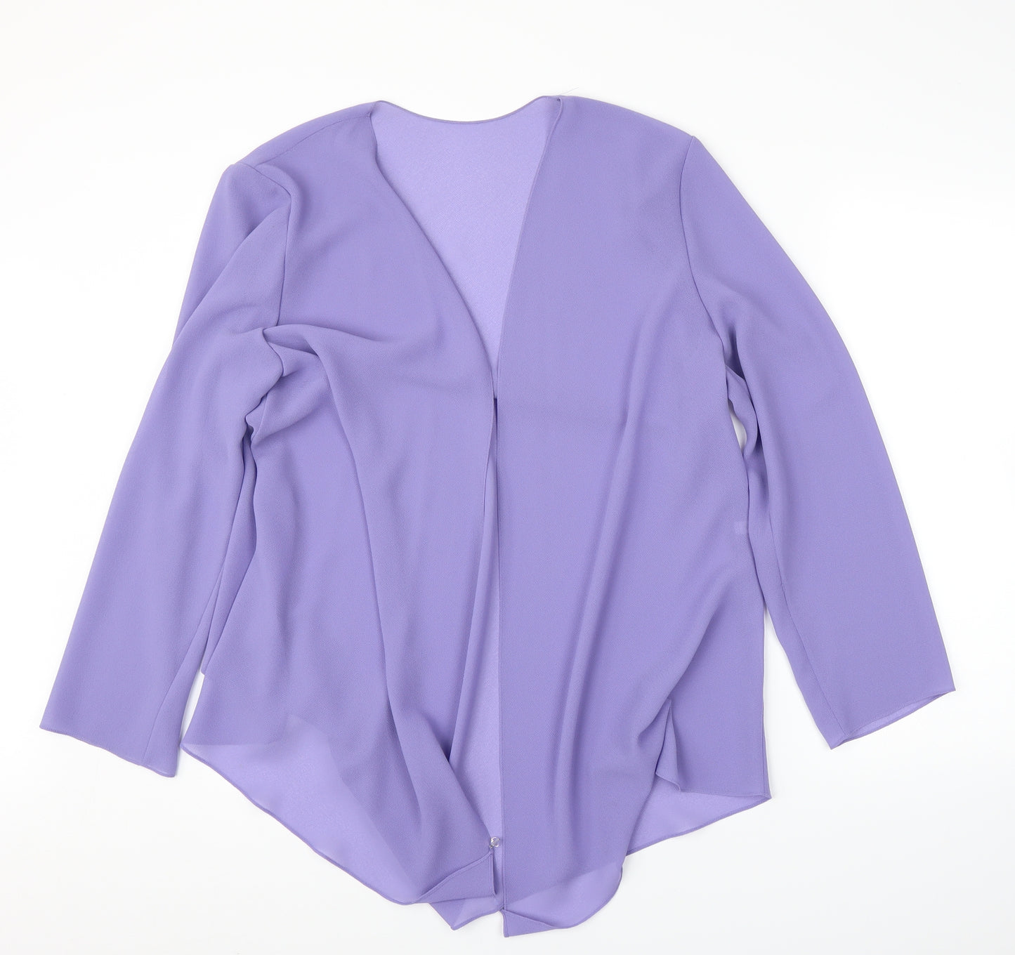 Preworn Womens Purple   Cardigan Jumper Size 16