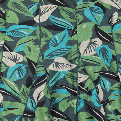 Monsoon Womens Green Floral  Trumpet Skirt Size 16