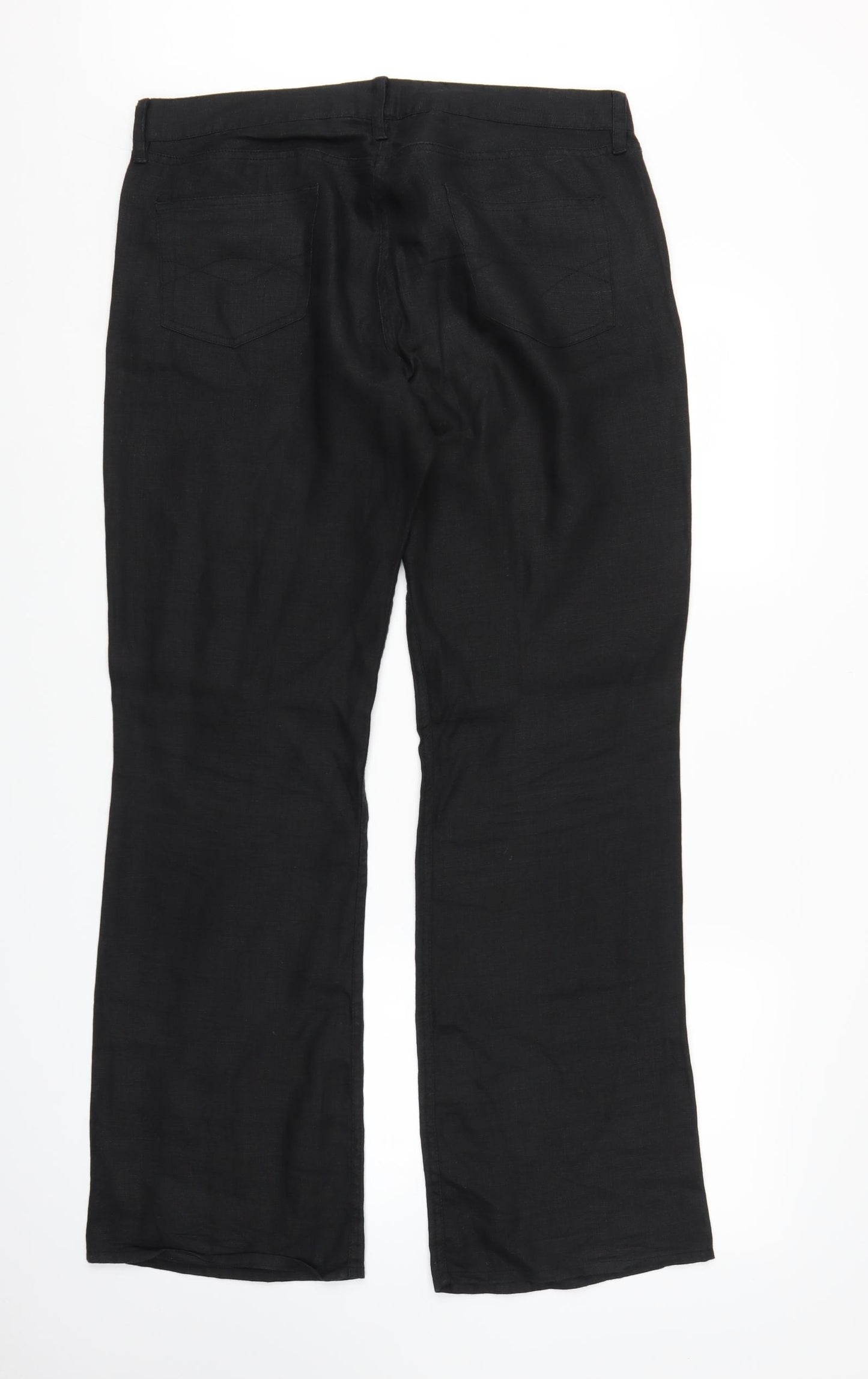 Great Plains Womens Black   Trousers  Size 14 L29 in