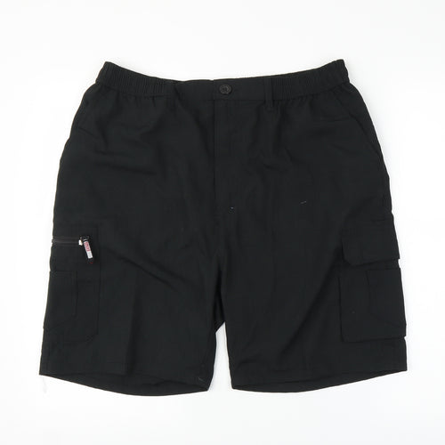 Preworn Mens Black   Sweat Shorts Size L - Cargo