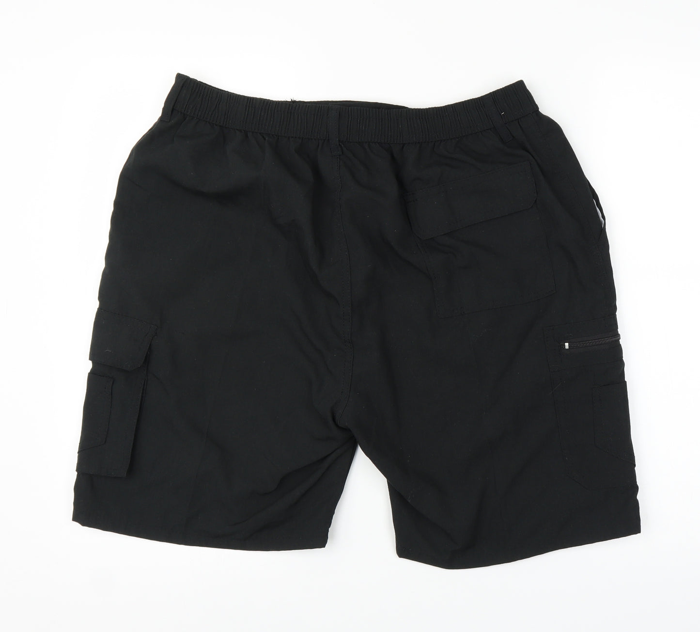 Preworn Mens Black   Sweat Shorts Size L - Cargo