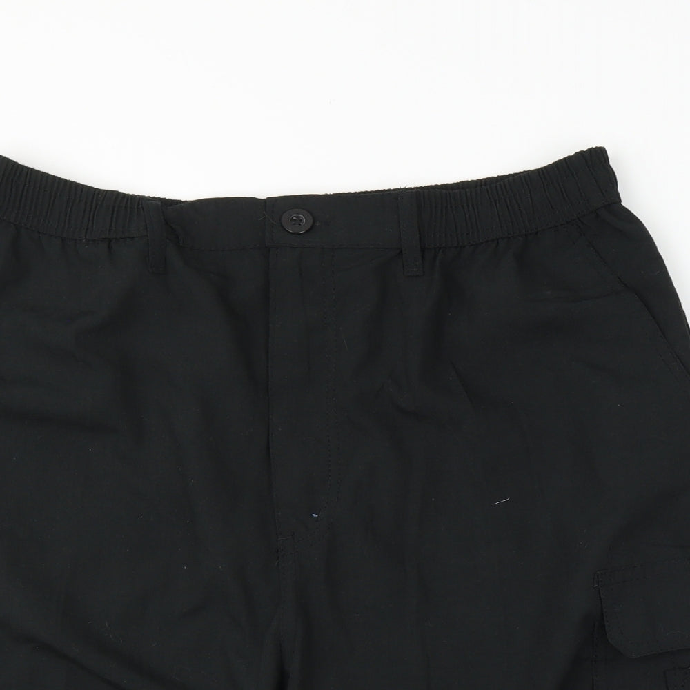 Preworn Mens Black   Sweat Shorts Size L - Cargo