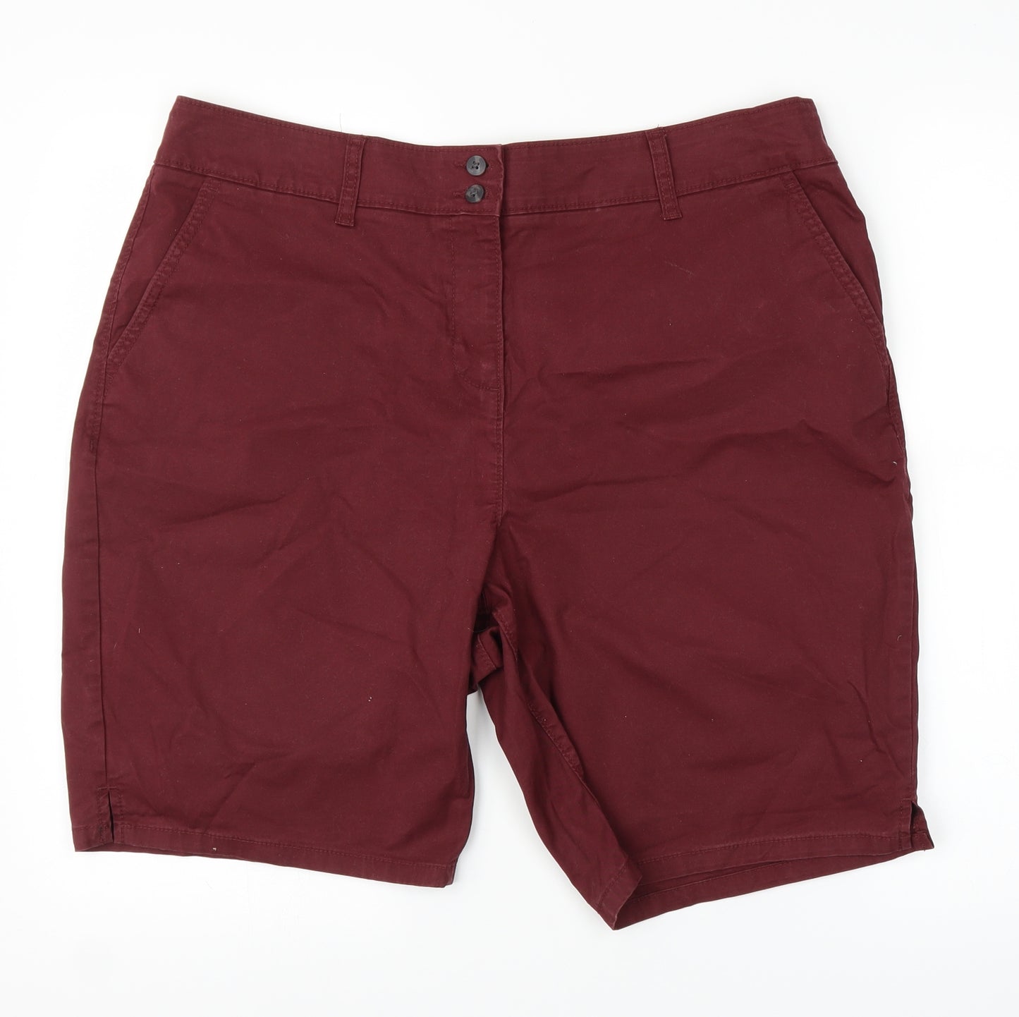 NEXT Womens Purple   Chino Shorts Size 16